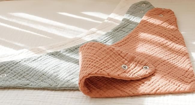muslin baby bibs
