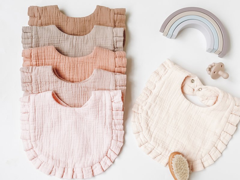 drool bibs for baby girl