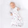 Soft Micro-Fleece Baby Sleep Sack, 6-12 Months Warm Baby Wearable Blanket, 2-Way Zipper Sleeping Bags, 2 Pack Comfy Toddler Sleeping Sack for Baby Girls, Medium Size, Floral