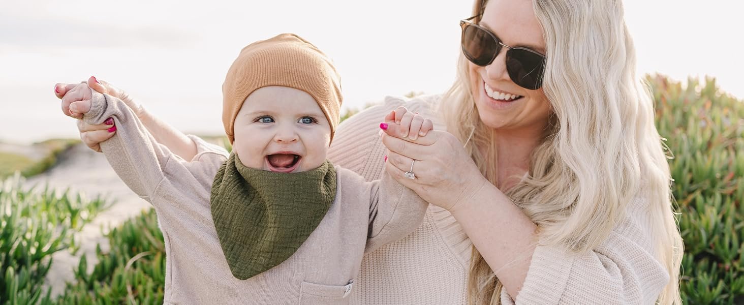 muslin baby bibs