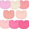 Muslin Baby Bibs for Baby Girls, Muslin Bibs Drool Bandana Bibs