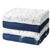 Muslin Swaddle Blankets, Swaddle Blanket for Baby Boys and Girls, 4-Pack Breathable and Skin-Friendly Baby Receiving Blankets Swaddle Wrap, Baby Essentials, Registry & Gift, 47 x 47 inches