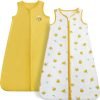 Baby Sleep Sack 18-24 Months 100% Cotton, Baby Boy Wearable Blanket 2-Way Zipper TOG 0.5, Breathable Lightweight Baby Sleeping Bag 2 Pack, Toddler Sleep Sacks 2t, Dinosaur, X-Large