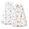 Soft Micro-Fleece Baby Sleep Sack, 6-12 Months Warm Baby Wearable Blanket, 2-Way Zipper Sleeping Bags, 2 Pack Comfy Toddler Sleeping Sack for Baby Girls, Medium Size, Floral