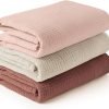 3 Pack Muslin Swaddle Blankets for Unisex, Newborn Receiving Blanket, Large 47 x 47 inches, Soft Breathable Muslin Baby Swaddles for Boys & Girls