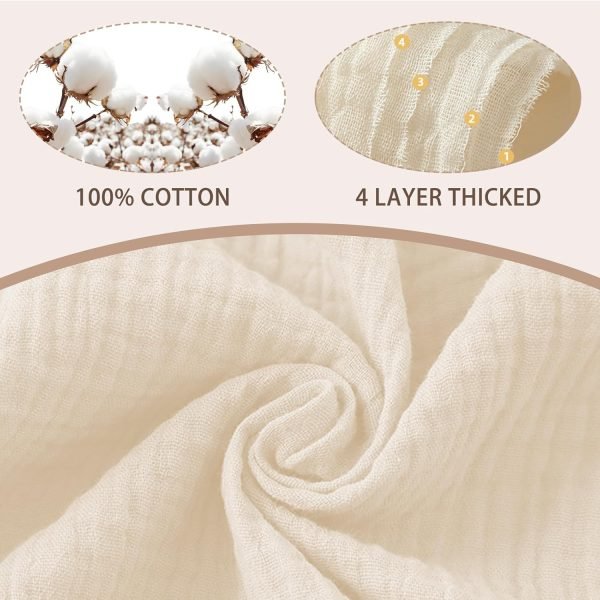 Muslin Baby Bibs for Baby Girls, Muslin Bibs Drool Bandana Bibs