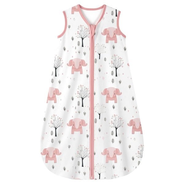 Baby Sleep Sack 6-12 Months 0.5 TOG Baby Wearable Blanket, 100% Cotton Infant Toddler Sleeping Sack 2-Way Zipper Lightweight Sleepsack, Giraffe