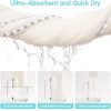 Baby Towel, 2 Pack Cotton Baby Towel Set, 31 X 31 Inch Super Soft Baby Bath Towel for Infants, Toddlers and Newborn (Panda)