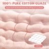 Baby Washcloths and Burp Cloths, Soft Absorbent Towels for Newborns, 6 Pack, 12x12 Inches (Pink)