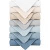 Baby Muslin Washcloths 7 Pack -100% Cotton Baby Bath Washcloths, Soft Baby Wash Cloths and Absorbent Burp Cloths for Newborn Kids Girls and Boys, 11x11 inches
