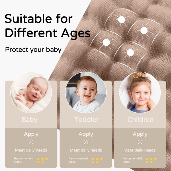 Hooded Baby Towels for Newborn 2 Pack 100% Muslin Cotton Baby Bath Towel with Hood for Babies, Infant, Toddler and Kids, Large 32x32Inch, Soft and Absorbent Newborn Essential