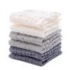 Baby Washcloths and Burp Cloths, Soft Absorbent Towels for Newborns, 6 Pack, 12x12 Inches (Pink)