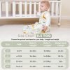 Baby Sleep Sack 6-12 Months 0.5 TOG Baby Wearable Blanket, 100% Cotton Infant Toddler Sleeping Sack 2-Way Zipper Lightweight Sleepsack, Giraffe