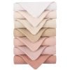 Baby Muslin Washcloths 7 Pack -100% Cotton Baby Bath Washcloths, Soft Baby Wash Cloths and Absorbent Burp Cloths for Newborn Kids Girls and Boys, 11x11 inches