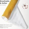 Muslin Baby Bibs,Baby Bandana Drool Bibs 100% Cotton for Baby Boy Girl,Solid Colors Bib for Drooling Teething