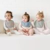 Muslin Baby Bibs for Boys Girls 6 Pack, 100% Cotton Baby Bib for Drooling and Teething, Absorbent Bandana Bibs