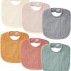 Muslin Baby Bibs for Unisex Boys Girls, Soft Cotton Baby Drool Bibs, Drooling and Teething Bibs for Infant, Newborn