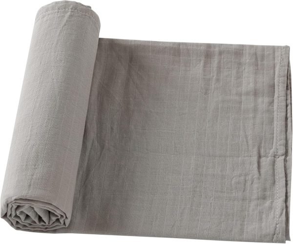 Muslin Swaddle Blankets for Boys and Girls, Soft Cotton Baby Swaddle Blankets for Unisex, 47 X 47 inches Muslin Swaddles, 4 Pack Leaves & Warmth Colors