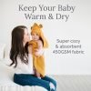 Premium Hooded Baby Bath Towel - Hooded Baby Towels Made with Organic Cotton from Turkey, Newborn Baby Towel with Hood, Ultra Soft Baby Towels, Hooded Baby Towels Girl, Boy, Baby Essentials