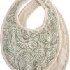 Muslin Baby Bib | Soft Cotton for Infant Drips, Drools & Feedings | Adjustable Fit | 2 Pack