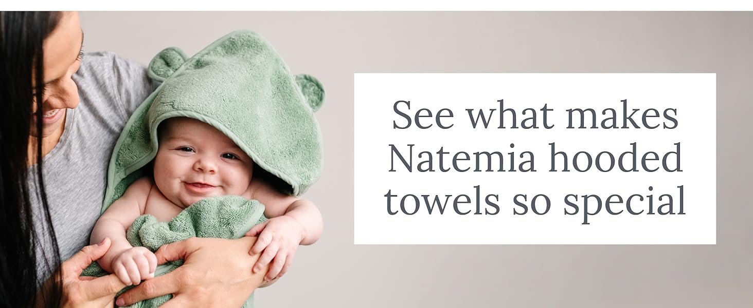 See what makes Natemia hooded towels so special