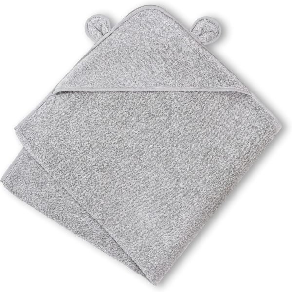 Premium Hooded Baby Bath Towel - Hooded Baby Towels Made with Organic Cotton from Turkey, Newborn Baby Towel with Hood, Ultra Soft Baby Towels, Hooded Baby Towels Girl, Boy, Baby Essentials