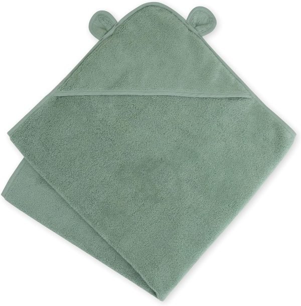 Premium Hooded Baby Bath Towel - Hooded Baby Towels Made with Organic Cotton from Turkey, Newborn Baby Towel with Hood, Ultra Soft Baby Towels, Hooded Baby Towels Girl, Boy, Baby Essentials