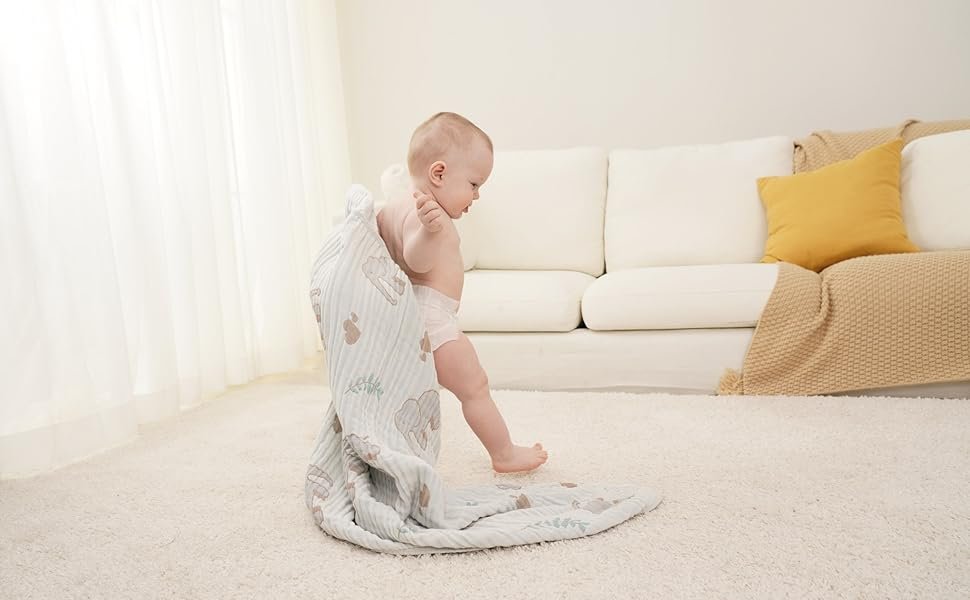 elephant forest baby blanket