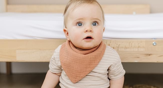 muslin baby bibs